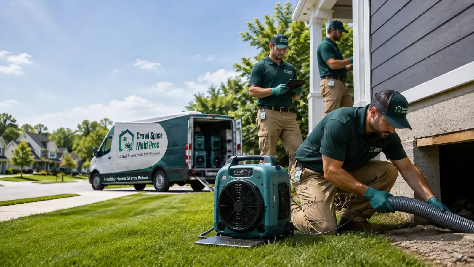 Crawl Space Mold Removal in Cimarron, KS